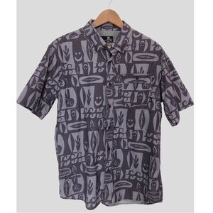 Sanuk Men’s Block Print Button Down Shirt